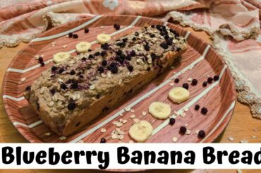 Blueberry Banana Bread Recipe | Banana Kruh S Borovnicama | Vegan | Dairy Free | Refined Sugar Free