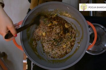 Mushroom Pot Rice | Pooja Bhargava