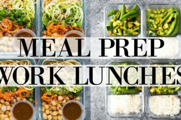 WEEKLY MEAL PREP FOR WORK LUNCHES | VEGAN & HEALTHY