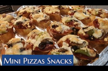 How to make Mini Pizzas Snacks Recipes  vlog Manila London Easy Xmas Buffet Idea Snack