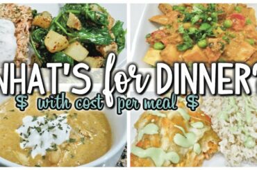 WHAT'S FOR DINNER? | EASY AND AFFORDABLE DINNERS | COOK WITH ME | NOV 29 -DEC 4