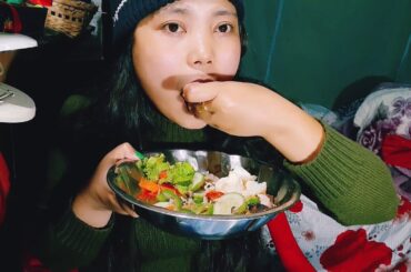 Home made chicken salad ||GOOD for health|| haowe yam 🤩