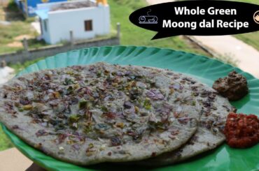 Simple and Healthy Breakfast || 5 Grains Healthy recipe with Adamant Creeper and Red Chilli Chutney