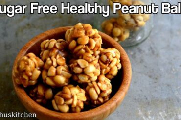 Kadalai Urundai-Peanut Jaggery Balls Recipe-Healthy Snacks Recipe