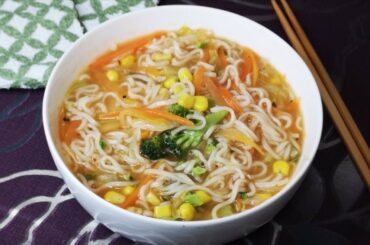 Vegetable Soup Noodles 🍜/ kids Healthy Lunch or Dinner Recipe / বাচ্চাদের পুষ্টিকর খাবারের রেসিপি