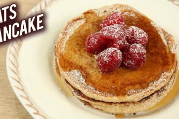 Oats Pancake | Healthy Banana Oatmeal Pancake | Eggless Pancake Recipe By Bhumika | Philips AirFryer