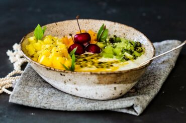 Ambrosia Fruit Salad Breakfast Bowl