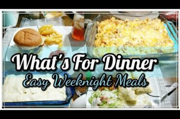 What's For Dinner | Easy Weeknight Meals | Budget Friendly Meals