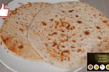 Flax Seeds Flat Bread | Wheat Flour | Pita Bread - Tahira in the Kitchen