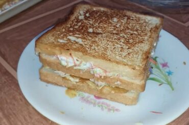 Jumbo Chicken Club Sandwich recipe// Sabahat kitchen