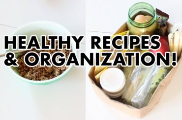 back to school : paper bag diy & healthy snack ideas