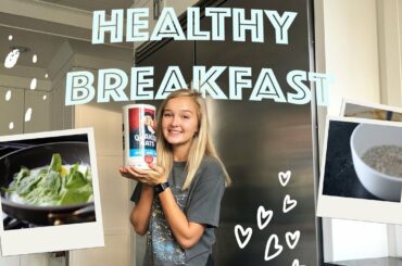 COOKING WITH KELLY: HEALTHY & QUICK BREAKFAST
