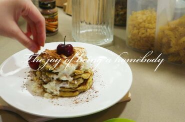 SUB) Daily Vlog♡ I made a loaf bread🍞! Healthy banana pancakes🍌 | What I eat in a day | Sandy Bello