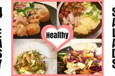 4 easy healthy salads for dinner or lunch |Valley Family