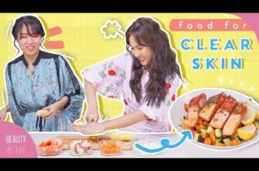 3 Easy & Delicious Recipes for CLEAR SKIN | What to Avoid + Healthy Skin Tips