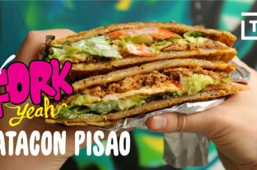 Patacon Pisao's Deep Fried Plantain Sandwich || Fork Yeah