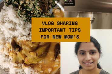 VLOG | Cooking Healthy Recipes | Sharing Important Tips for New Mom's