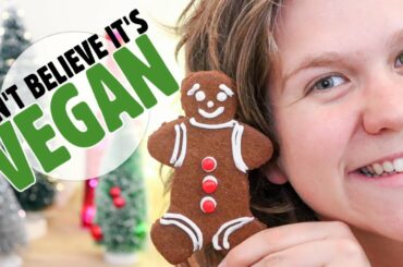 Vegan Gingerbread Men | Healthy Christmas Cookies