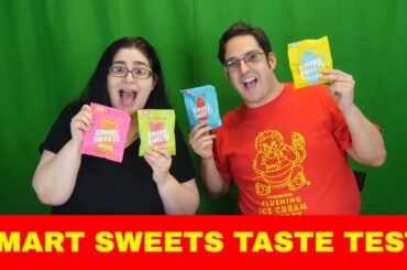 Smart Sweets Taste Test! Healthy Snacks That Don't Taste Terrible!!!