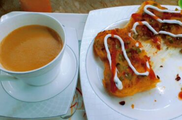 Morning Beautiful Peeps ❤ |Easy Breakfast|vegetable cheese sandwich ya Bread Jo B keh lyn |