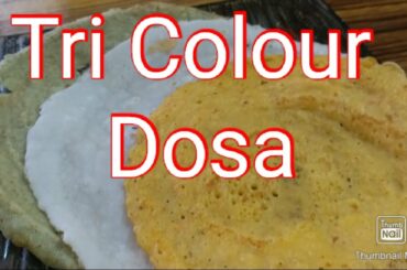 Tri Colour Healthy Dosa Recipes|With Subtitles