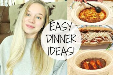 EASY & QUICK CROCK POT MEALS | FAMILY DINNER | EASY MEALS