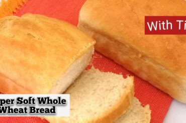 Basic wheat bread // Soft and Tasty // How to make wheat bread easily?
