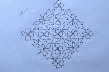 15-1 dots simple and easy rangoli || sankranthi muggulu || pongal kolam