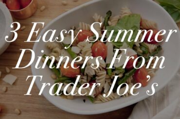 How To Make Dinner Using All Trader Joe's Ingredients | The Zoe Report By Rachel Zoe