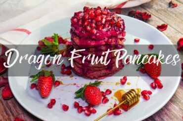 Dragon Fruit Oats Pancakes | Healthy Breakfast | Nutrivybes