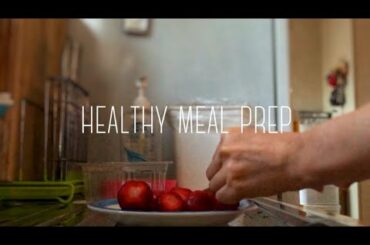 healthy meal prep with me | breakfast and lunch for my 6am shift