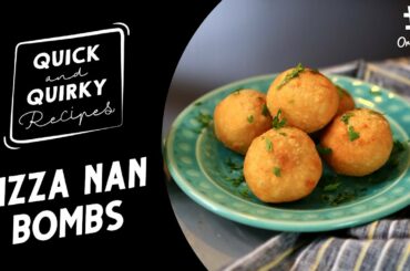 Food With A Twist | Delicious Pizza Naan Bombs | Indian Food Recipe Vegetarian | LForignals