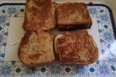 Delicious french bread toast with cheese | 4 minutes bread  toast |French toast recipe| Egg-cheese