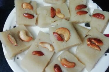 కొబ్బరి హల్వా//how to make coconut halwa //healthy recipe in telugu..