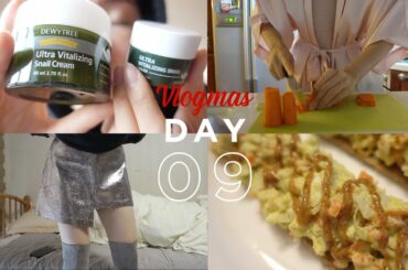 Mini skincare+clothes haul, Avo diet snack recipe | Vlogmas Day9