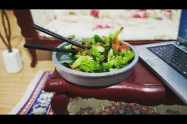 MINI BROCCOLI SALAD || MINIATURE BRACCOLISALAD ||TINY KITCHAN