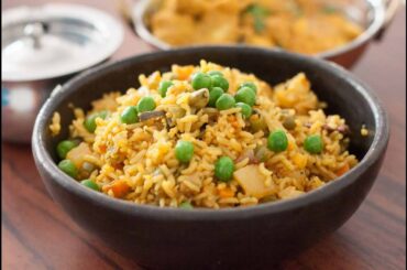 Veg Pulao/Healthy and Tasty-Quick Lunch Box Receipe