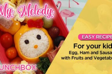 Simple bento box lunch ideas (My Melody)