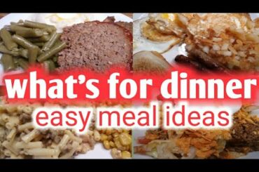 #whatsfordinner what's for dinner easy meal ideas