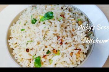 Quick & healthy lunch box recipe | Garlic Rice | Easy lunch recipes | Poondu saadham