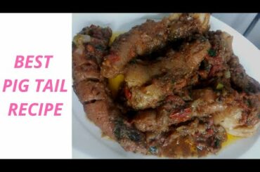 PIG TAIL RECIPE|CHRISTMAS DINNER IDEA|cookingwithfavour Eps 46
