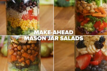 Make-Ahead Mason Jar Salads For The Week