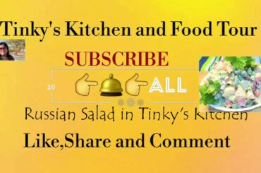 RUSSIAN SALAD| Tasty Healthy Homemade salad|Russian salad Recipe Twisted in Tinky's Kitchen Style