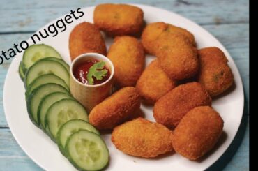 potato nuggets recipe | spicy potato nuggets | how to make potato snacks recipes