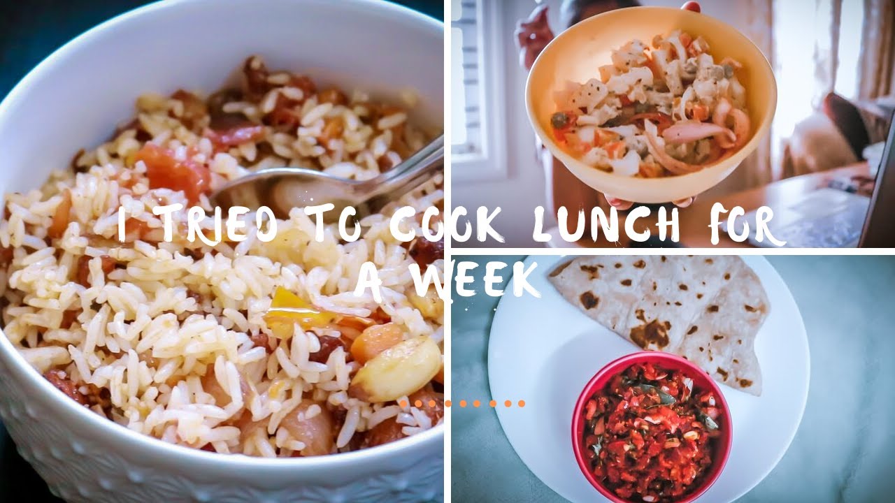 MON – FRI LUNCH RECIPES (INDIAN) | What I Cooked/Ate For Lunch In A Week! MON - FRI LUNCH RECIPES (INDIAN) | What I Cooked/Ate For Lunch In A Week!
