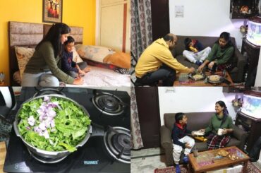 Winter Special Dinner...Indian Mom Full Day Routine...Lunch Evening Snack To Dinner