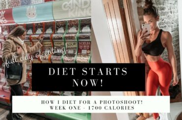 1700 calories / PHOTOSHOOT PREP - week 1 / Easy meals & snacks to help you diet