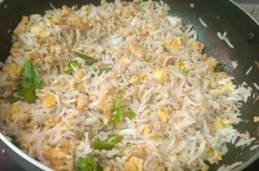 Egg rice/quick lunch box recipe
