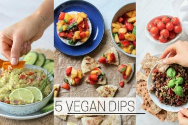 QUICK VEGAN DIPS » healthy + easy