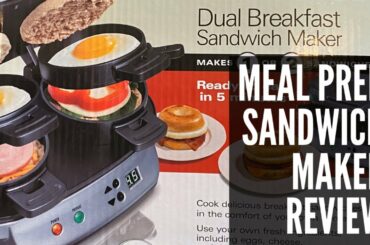 Hamilton Beach  sandwich maker review. Meal prep easy breakfast solutions Top 10 Christmas gift